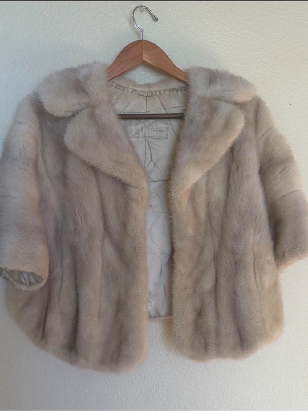 Vintage Fox Fur Stoll Wrap Winter One size